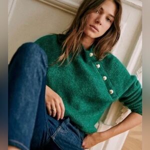 Sezane Emerald Green Trudy Jumper